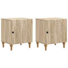 Nachtkastje 2 pcs Sonoma Eiken 43 x 34,5 x 50 cm Bewerkt hout