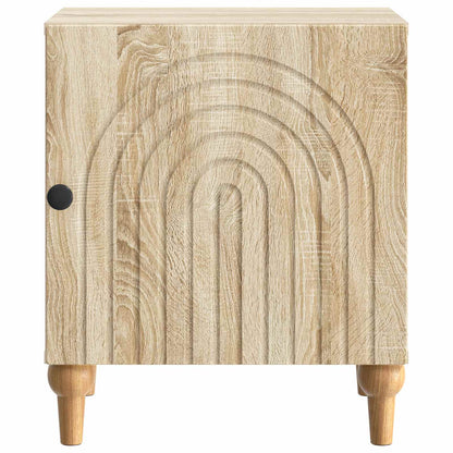 Nachtkastje 2 pcs Sonoma Eiken 43 x 34,5 x 50 cm Bewerkt hout