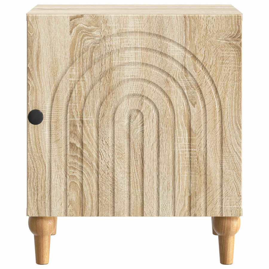 Nachtkastje 2 pcs Sonoma Eiken 43 x 34,5 x 50 cm Bewerkt hout