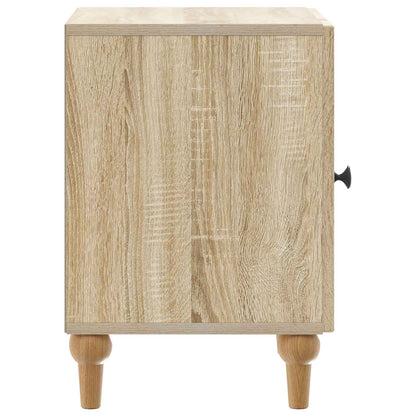 Nachtkastje 2 pcs Sonoma Eiken 43 x 34,5 x 50 cm Bewerkt hout