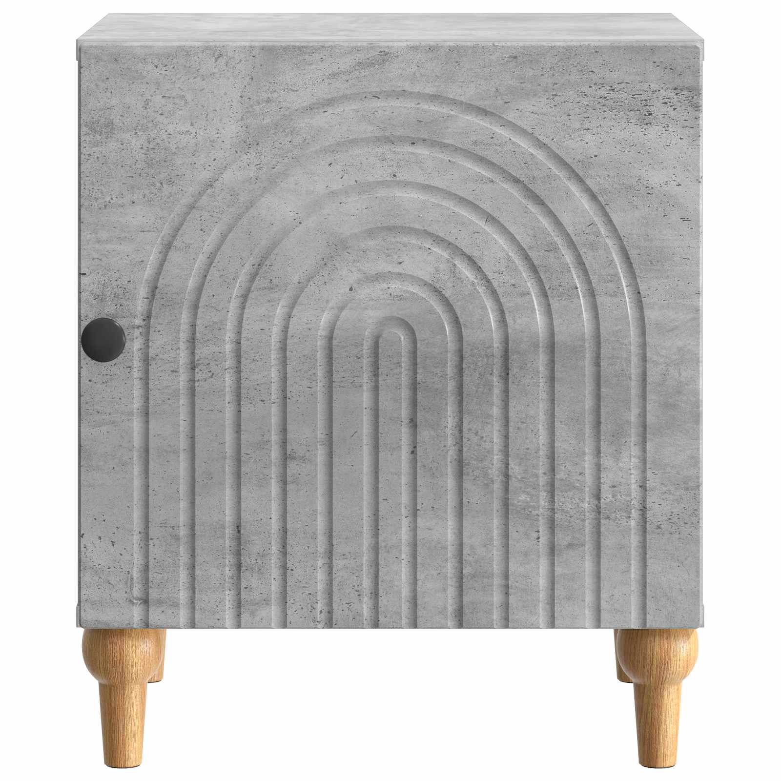 Nachtkastje 2 pcs Betongrijs 43 x 34,5 x 50 cm Bewerkt hout