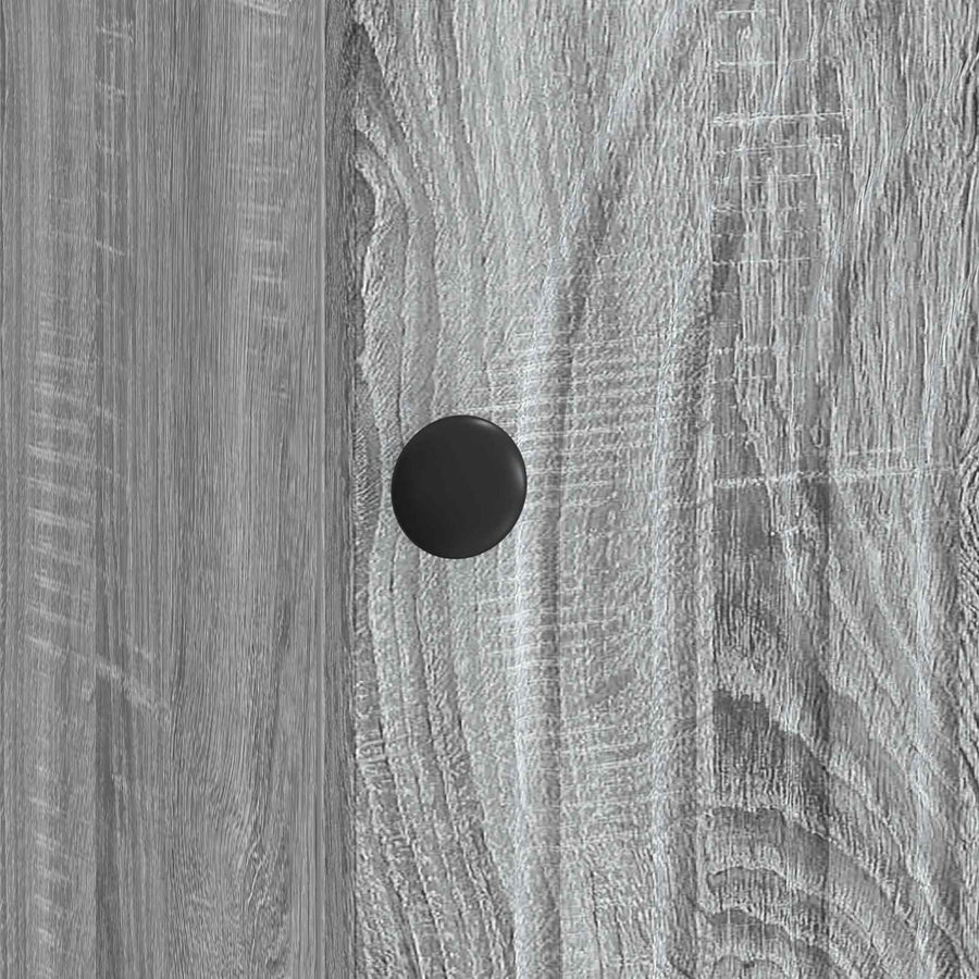 Nachtkastje Grijs sonoma 43 x 34,5 x 50 cm Bewerkt hout