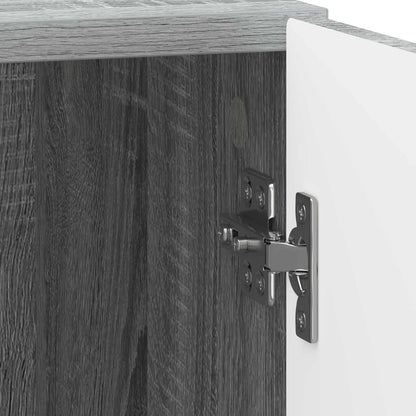 Nachtkastje 2 pcs Grijs sonoma 43 x 34,5 x 50 cm Bewerkt hout