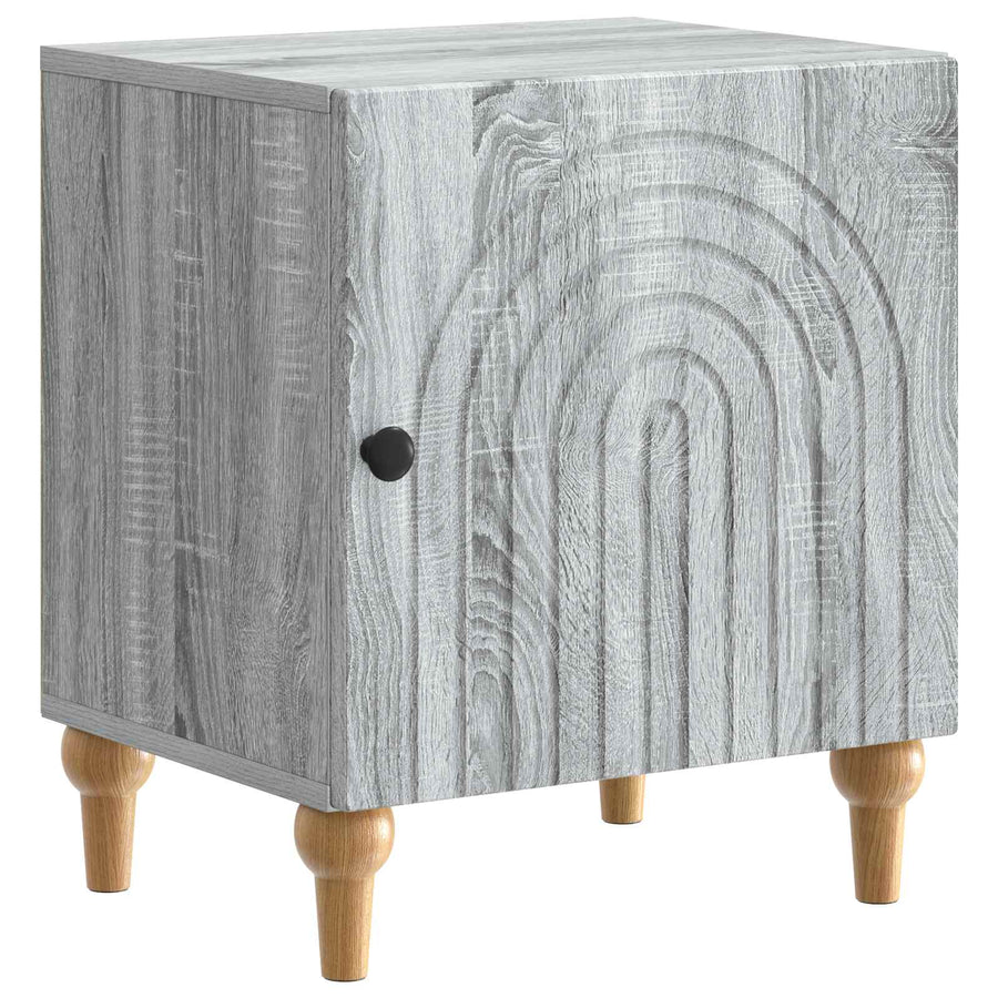 Nachtkastje 2 pcs Grijs sonoma 43 x 34,5 x 50 cm Bewerkt hout