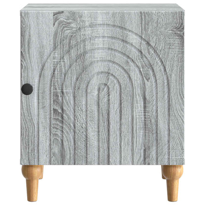 Nachtkastje 2 pcs Grijs sonoma 43 x 34,5 x 50 cm Bewerkt hout