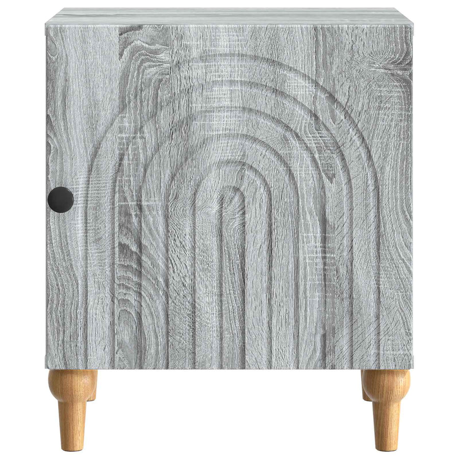Nachtkastje 2 pcs Grijs sonoma 43 x 34,5 x 50 cm Bewerkt hout