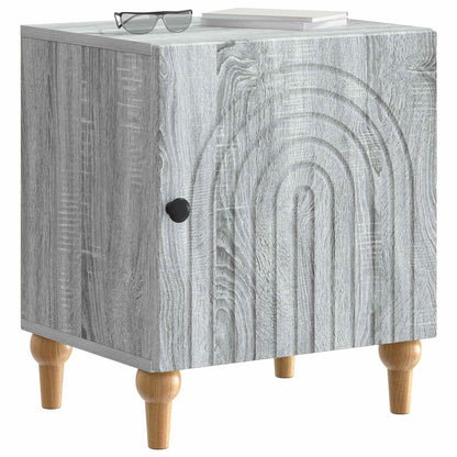 Nachtkastje 2 pcs Grijs sonoma 43 x 34,5 x 50 cm Bewerkt hout