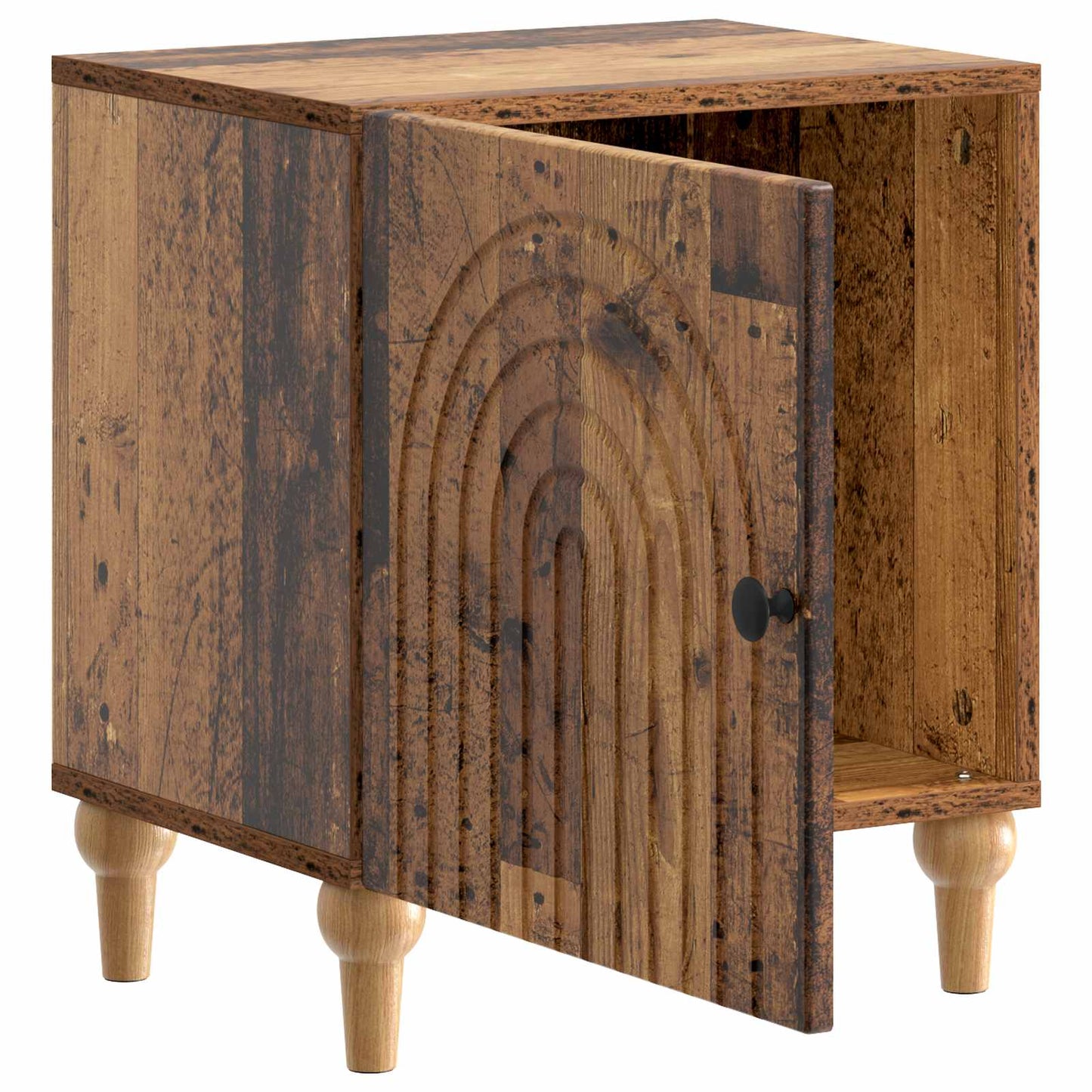 Nachtkastje 2 pcs Oud hout 43 x 34,5 x 50 cm Bewerkt hout