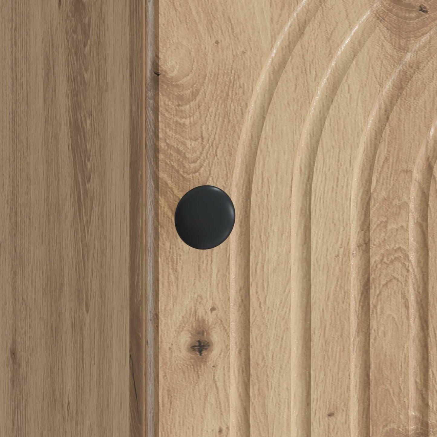 Nachtkastje Artisanaal eiken 43 x 34,5 x 50 cm Bewerkt hout