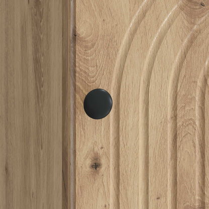 Nachtkastje Artisanaal eiken 43 x 34,5 x 50 cm Bewerkt hout
