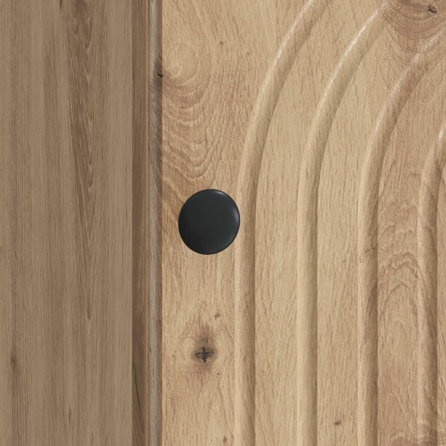 Nachtkastje Artisanaal eiken 43 x 34,5 x 50 cm Bewerkt hout