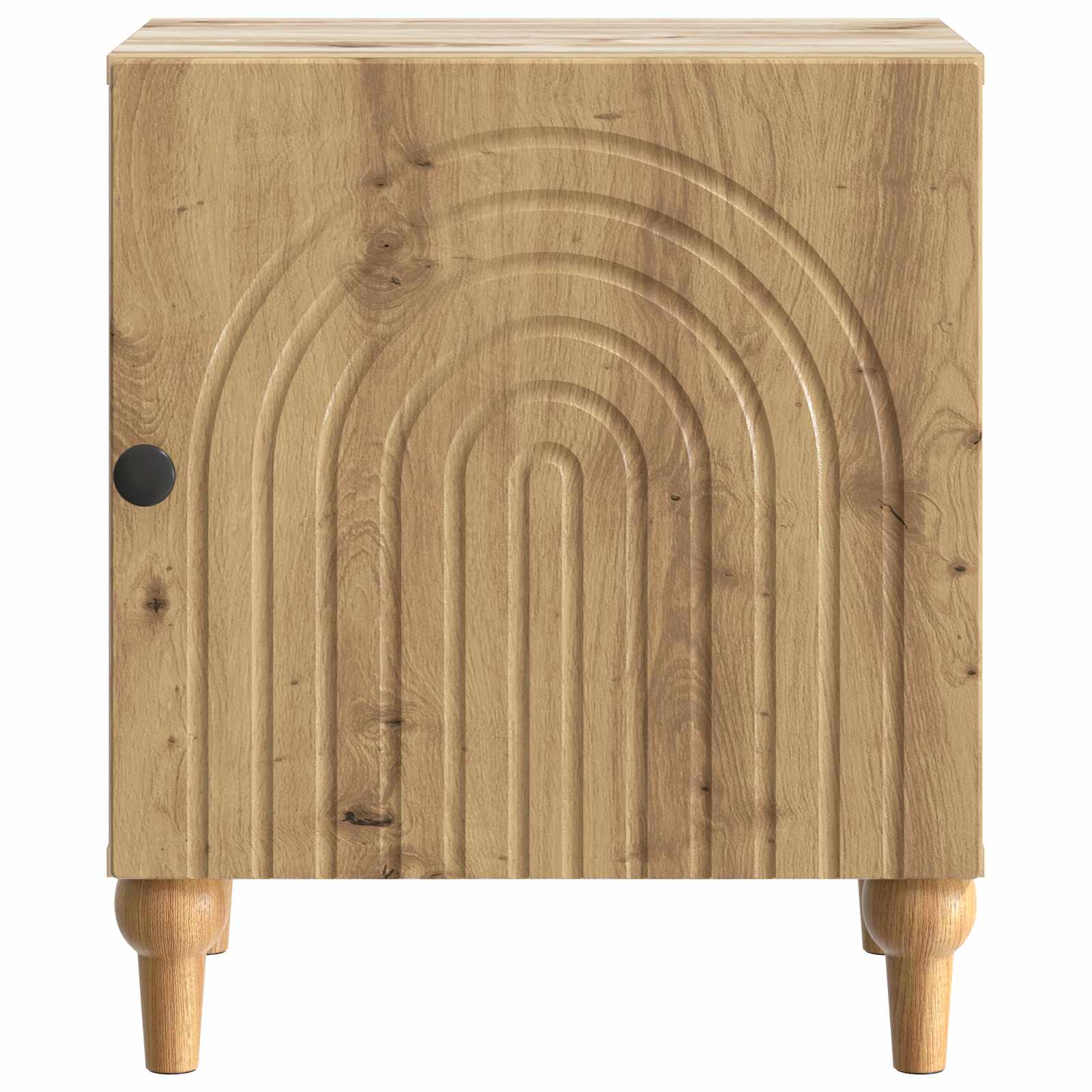Nachtkastje Artisanaal eiken 43 x 34,5 x 50 cm Bewerkt hout