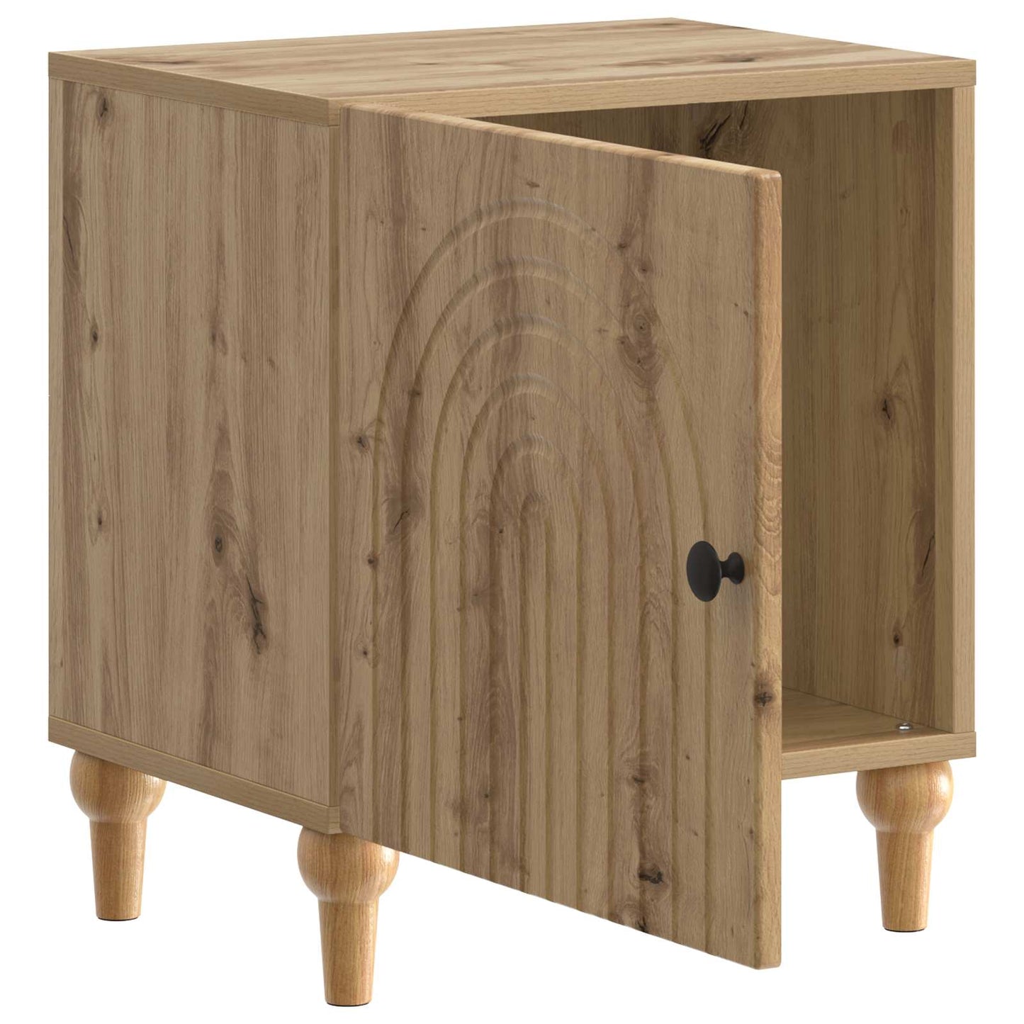 Nachtkastje 2 pcs Artisanaal eiken 43 x 34,5 x 50 cm
