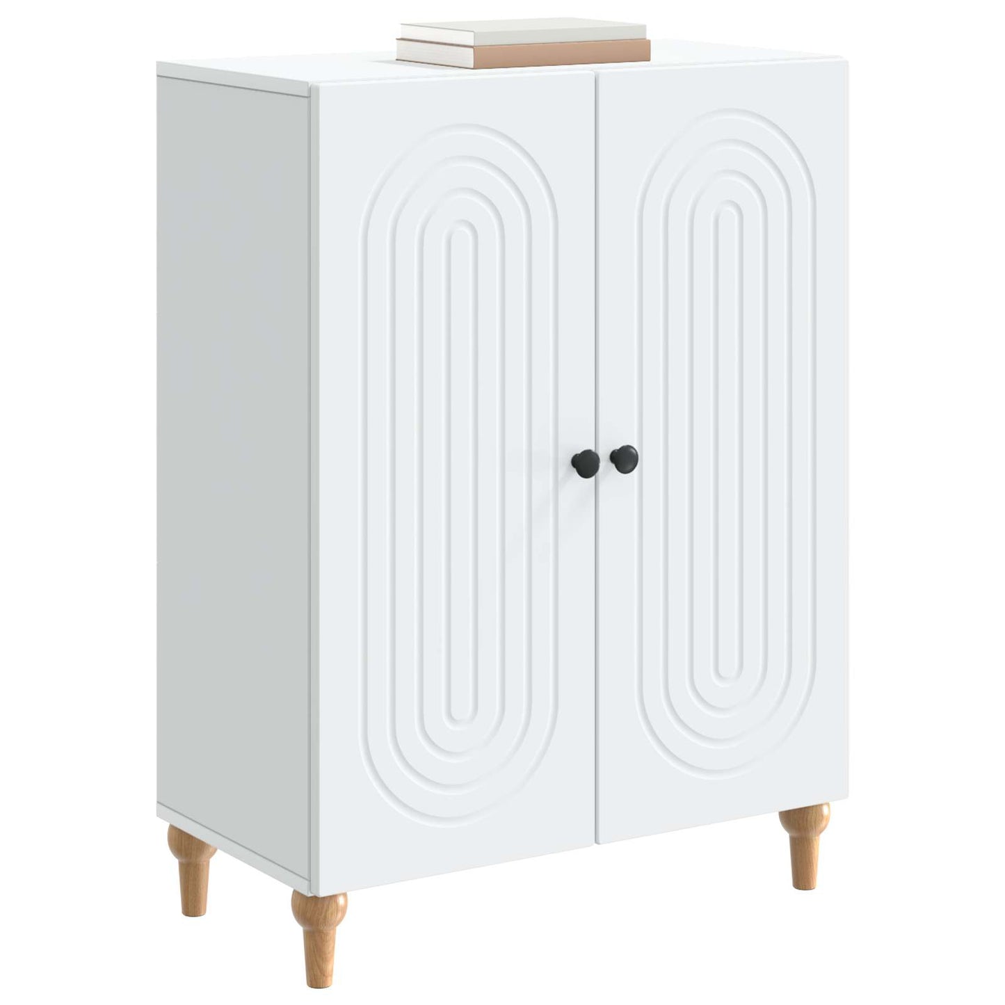 Dressoir Wit 66 x 34,5 x 90 cm Bewerkt hout