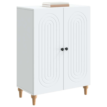 Dressoir Wit 66 x 34,5 x 90 cm Bewerkt hout