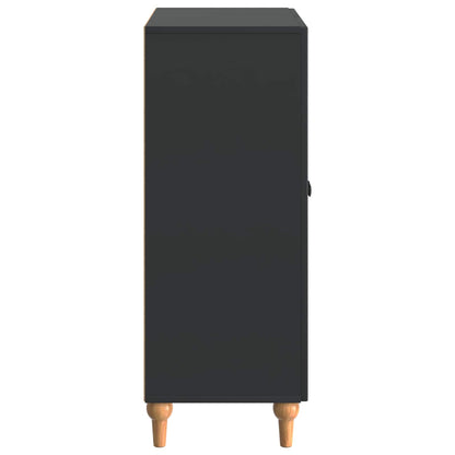 Dressoir Zwart 66 x 34,5 x 90 cm Bewerkt hout
