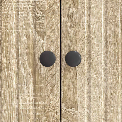 Dressoir Sonoma Eiken 66 x 34,5 x 90 cm Bewerkt hout