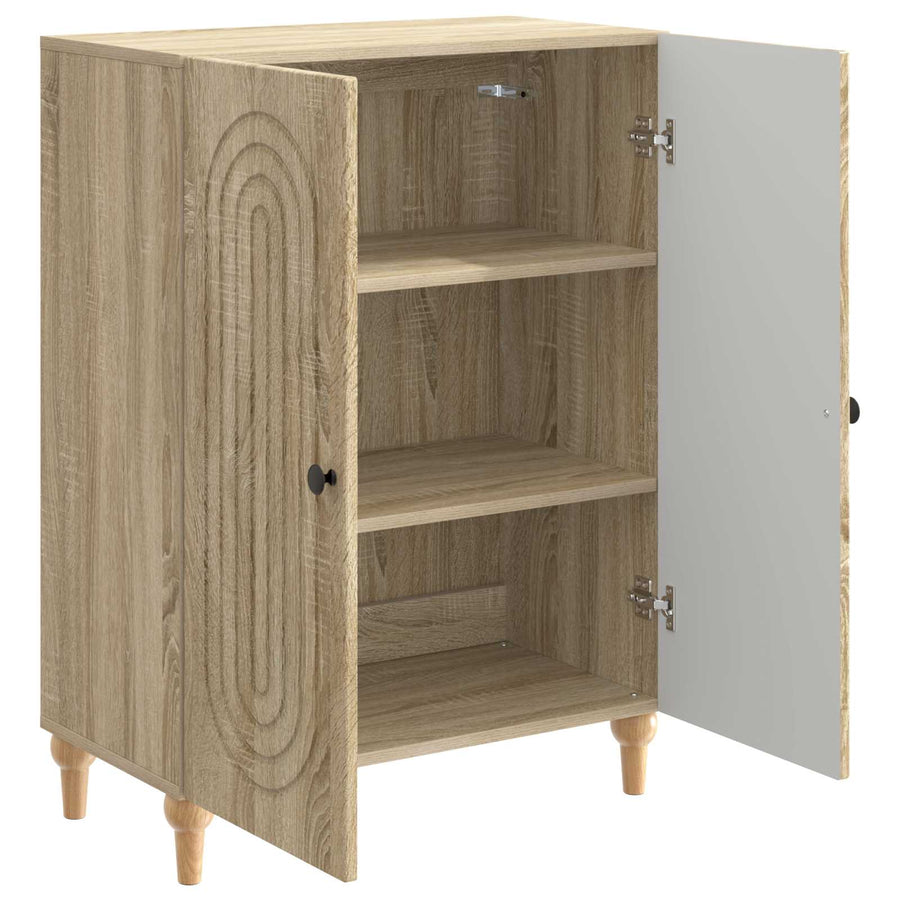 Dressoir Sonoma Eiken 66 x 34,5 x 90 cm Bewerkt hout