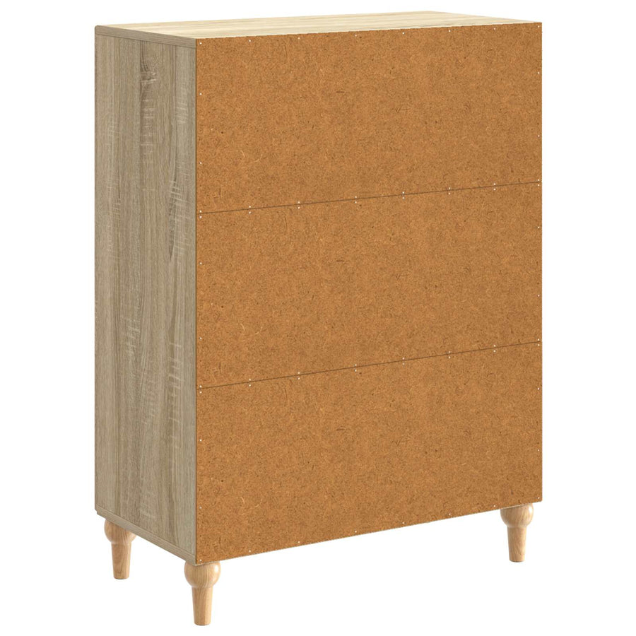Dressoir Sonoma Eiken 66 x 34,5 x 90 cm Bewerkt hout