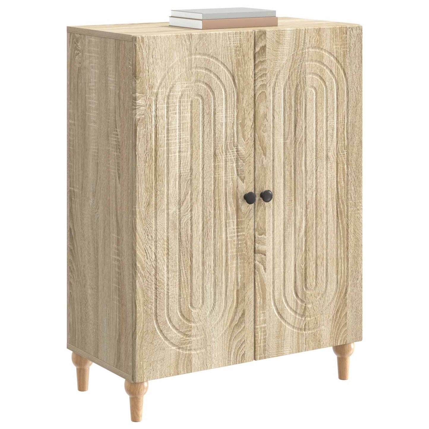 Dressoir Sonoma Eiken 66 x 34,5 x 90 cm Bewerkt hout
