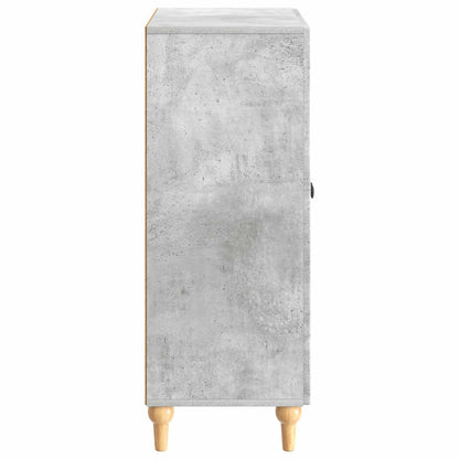 Dressoir Betongrijs 66 x 34,5 x 90 cm Bewerkt hout
