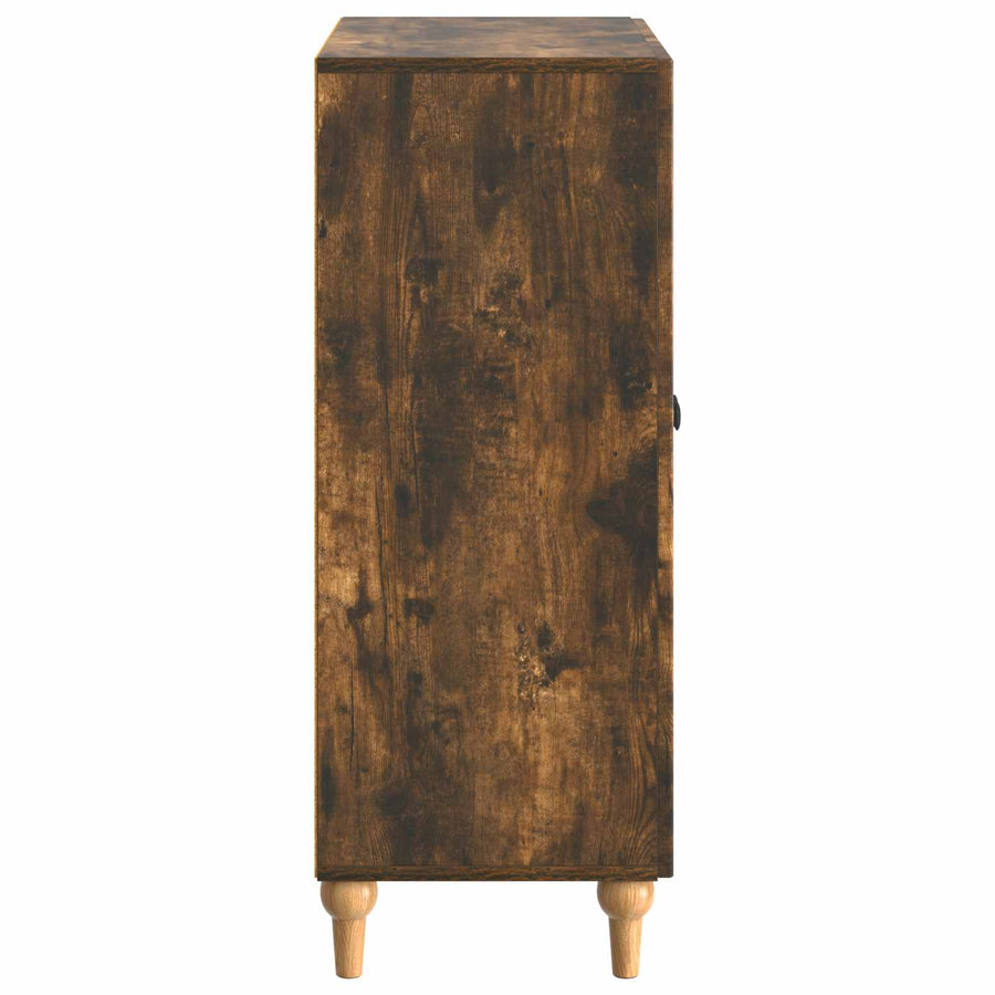 Dressoir Gerookt eiken 66 x 34,5 x 90 cm Bewerkt hout