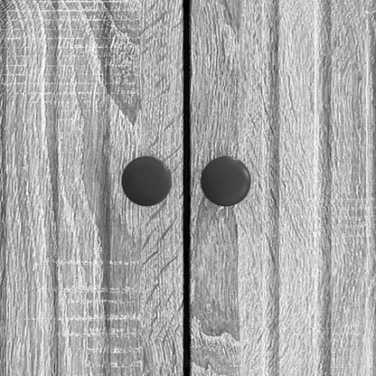 Dressoir Grijs sonoma 66 x 34,5 x 90 cm Bewerkt hout