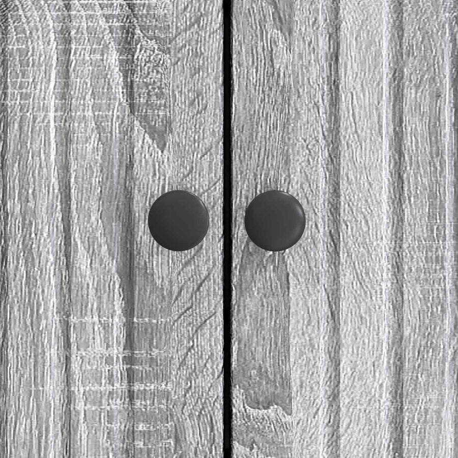 Dressoir Grijs sonoma 66 x 34,5 x 90 cm Bewerkt hout