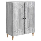 Dressoir 66x34,5x90 cm grijs bewerkt hout