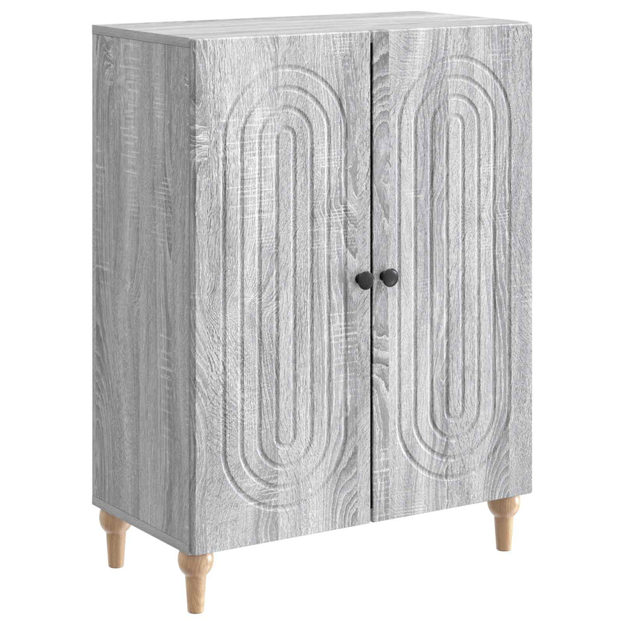 Dressoir Grijs sonoma 66 x 34,5 x 90 cm Bewerkt hout