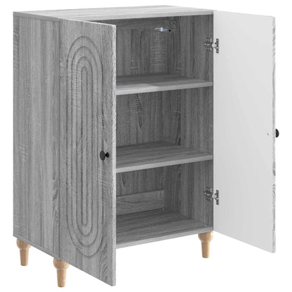 Dressoir Grijs sonoma 66 x 34,5 x 90 cm Bewerkt hout