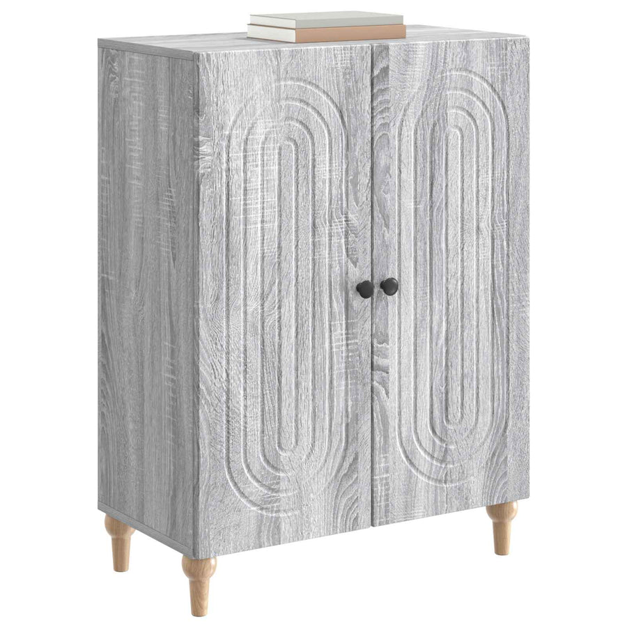 Dressoir Grijs sonoma 66 x 34,5 x 90 cm Bewerkt hout