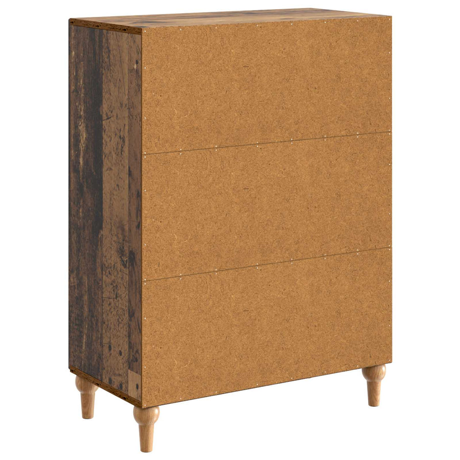 Dressoir Oud hout 66 x 34,5 x 90 cm Bewerkt hout
