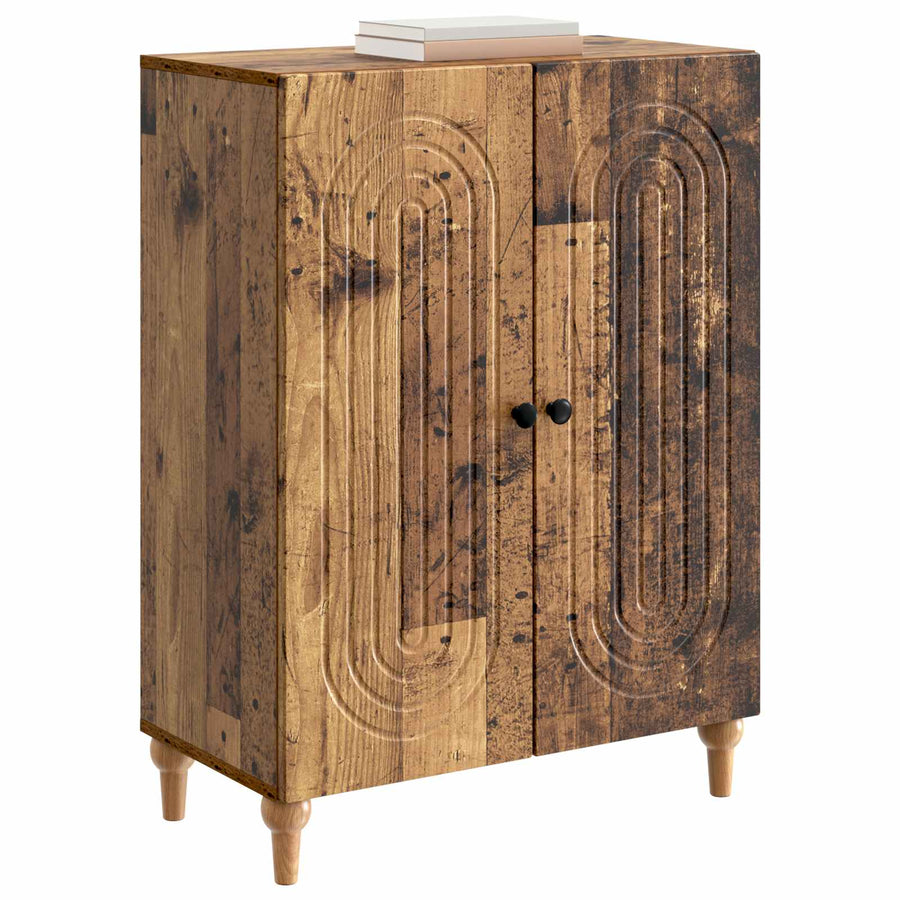 Dressoir Oud hout 66 x 34,5 x 90 cm Bewerkt hout