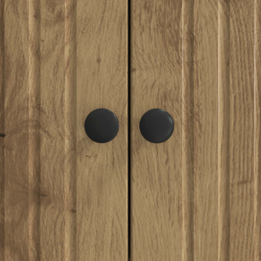 Dressoir Artisanaal eiken 66 x 34,5 x 90 cm Bewerkt hout