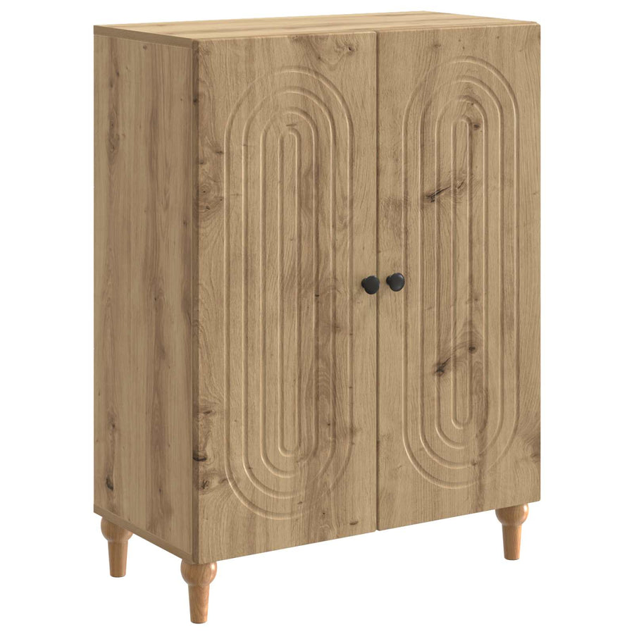 Dressoir Artisanaal eiken 66 x 34,5 x 90 cm Bewerkt hout