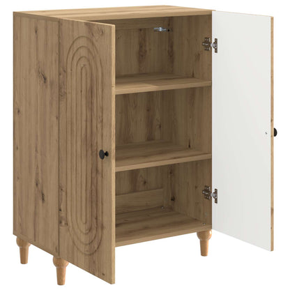 Dressoir Artisanaal eiken 66 x 34,5 x 90 cm Bewerkt hout