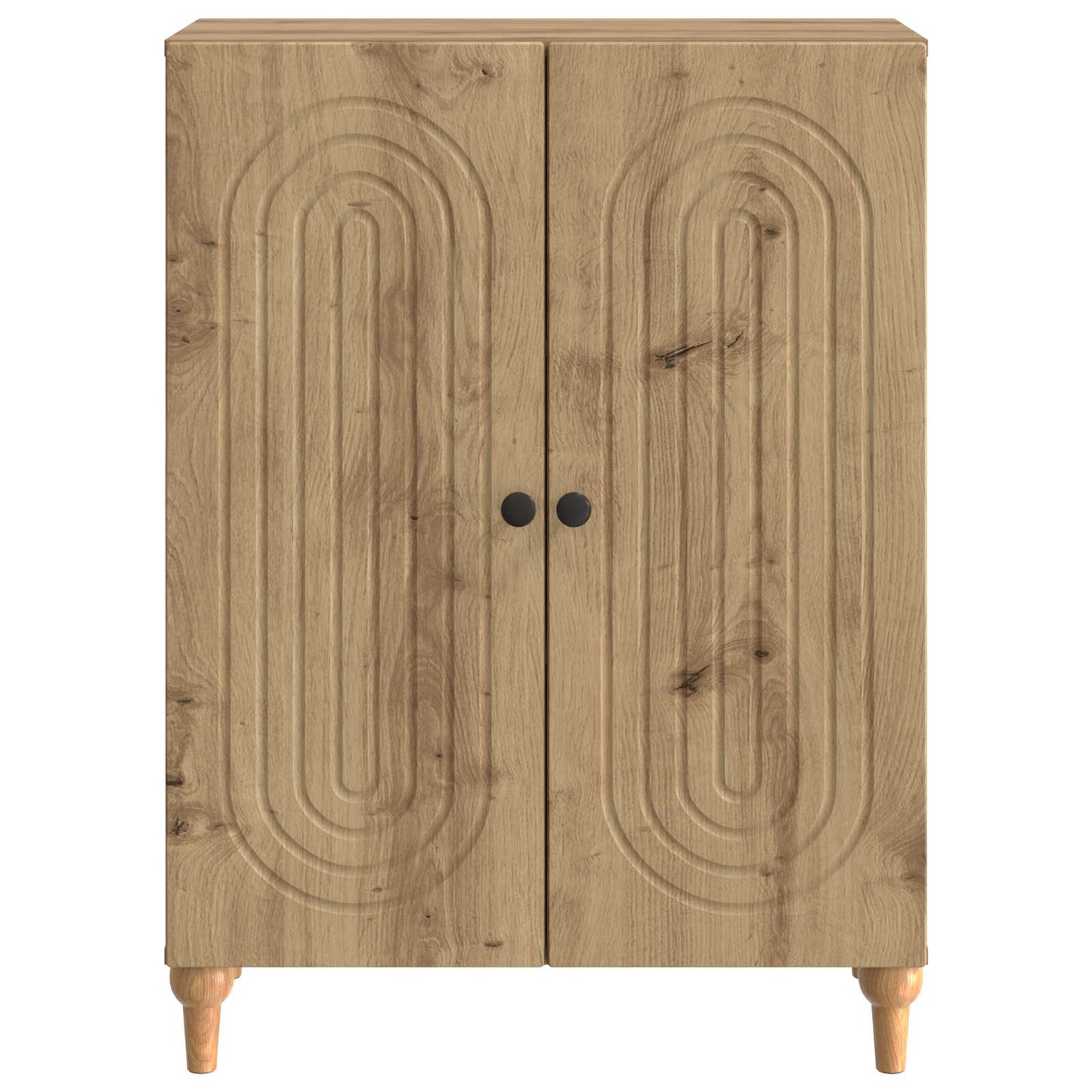 Dressoir Artisanaal eiken 66 x 34,5 x 90 cm Bewerkt hout