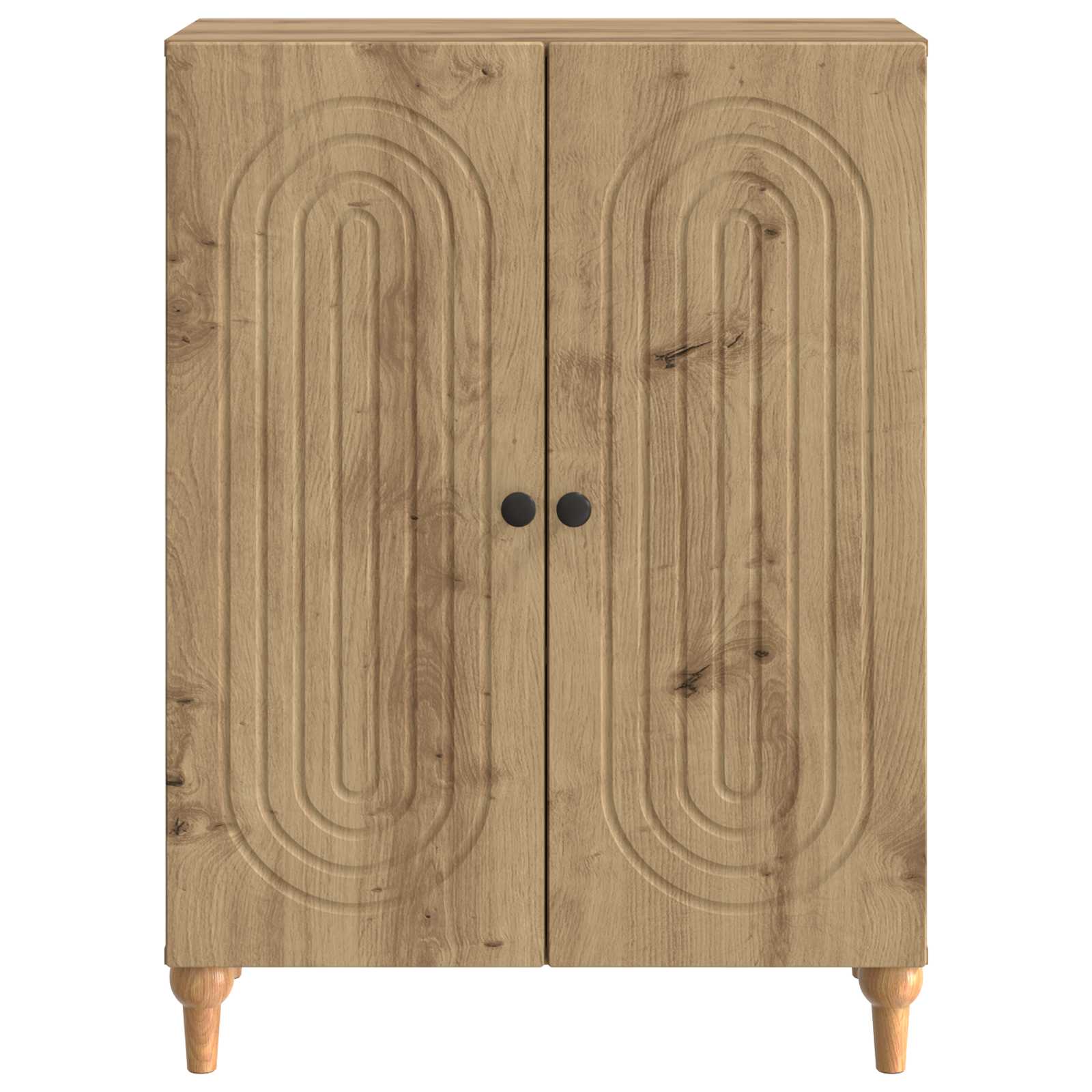 Dressoir Artisanaal eiken 66 x 34,5 x 90 cm Bewerkt hout