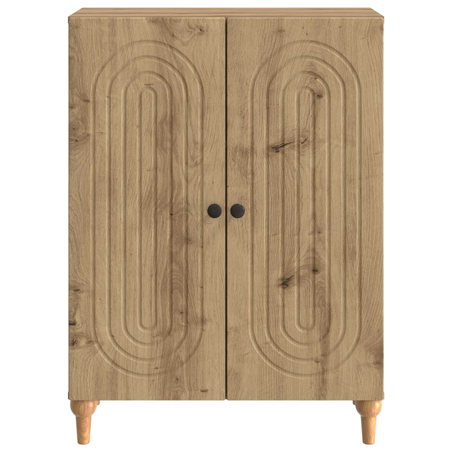 Dressoir Artisanaal eiken 66 x 34,5 x 90 cm Bewerkt hout