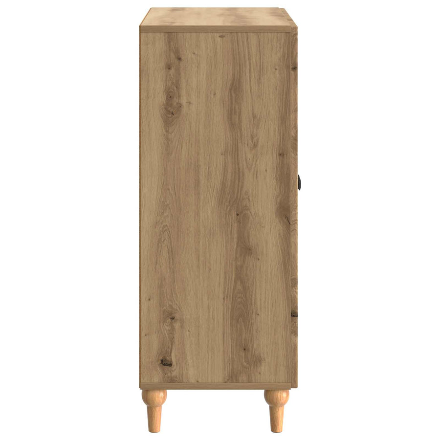 Dressoir Artisanaal eiken 66 x 34,5 x 90 cm Bewerkt hout