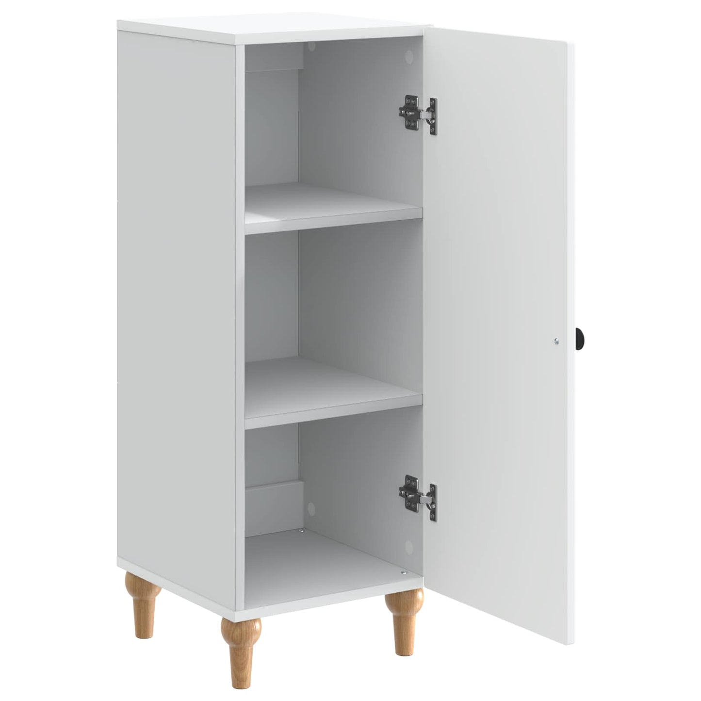Dressoir Wit 33 x 34,5 x 90 cm Bewerkt hout