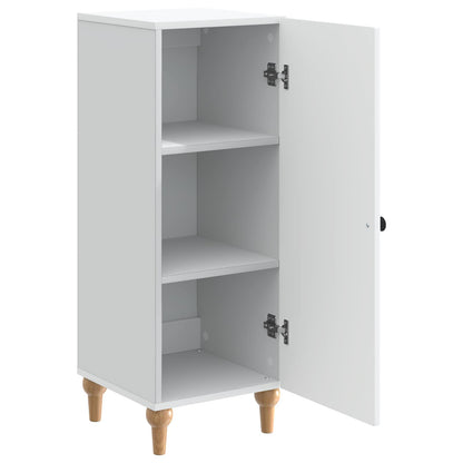 Dressoir Wit 33 x 34,5 x 90 cm Bewerkt hout