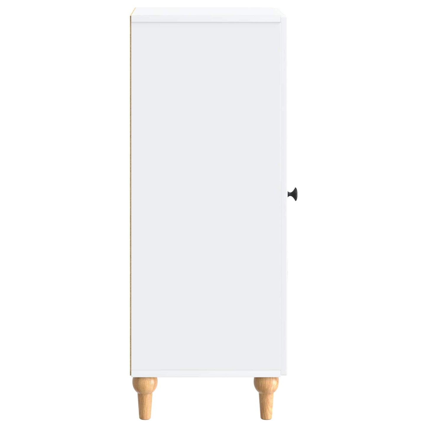 Dressoir Wit 33 x 34,5 x 90 cm Bewerkt hout
