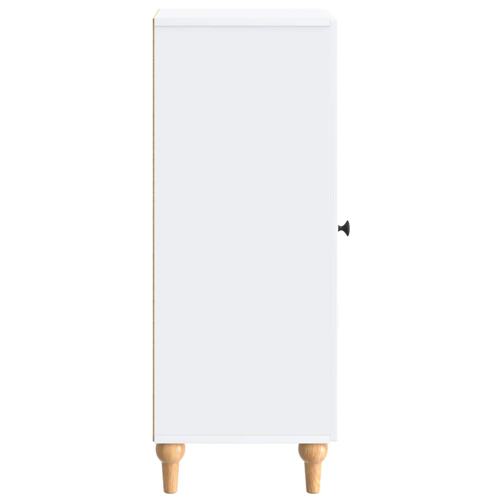 Dressoir Wit 33 x 34,5 x 90 cm Bewerkt hout
