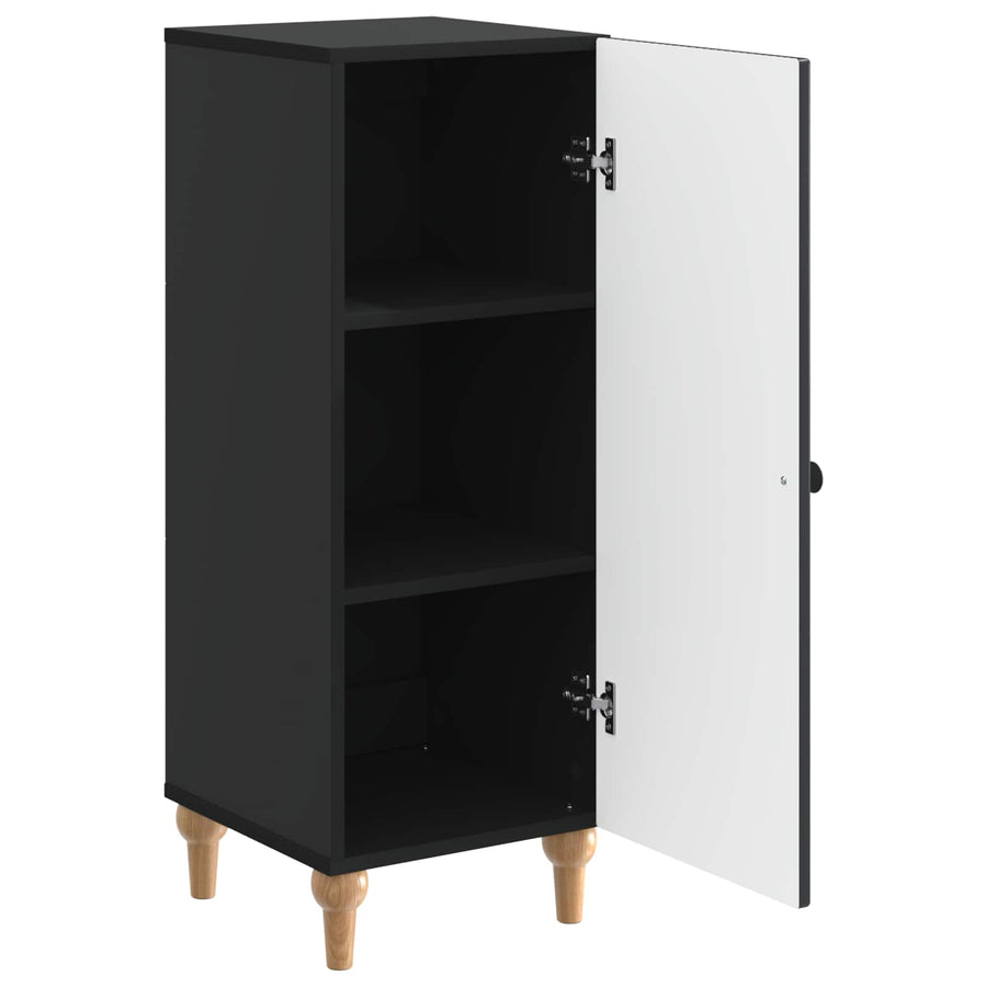 Dressoir Zwart 33 x 34,5 x 90 cm Bewerkt hout
