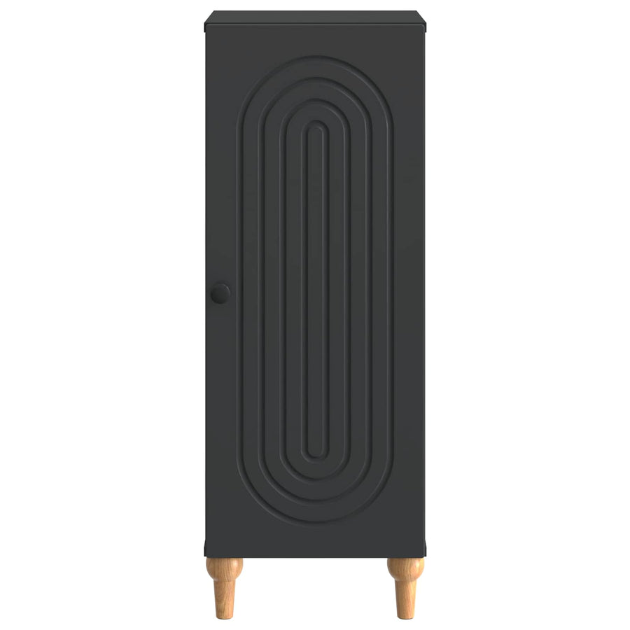 Dressoir Zwart 33 x 34,5 x 90 cm Bewerkt hout