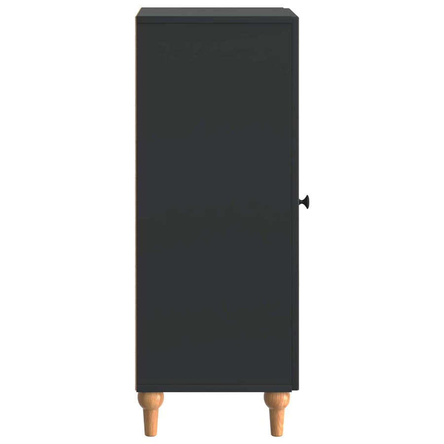 Dressoir Zwart 33 x 34,5 x 90 cm Bewerkt hout