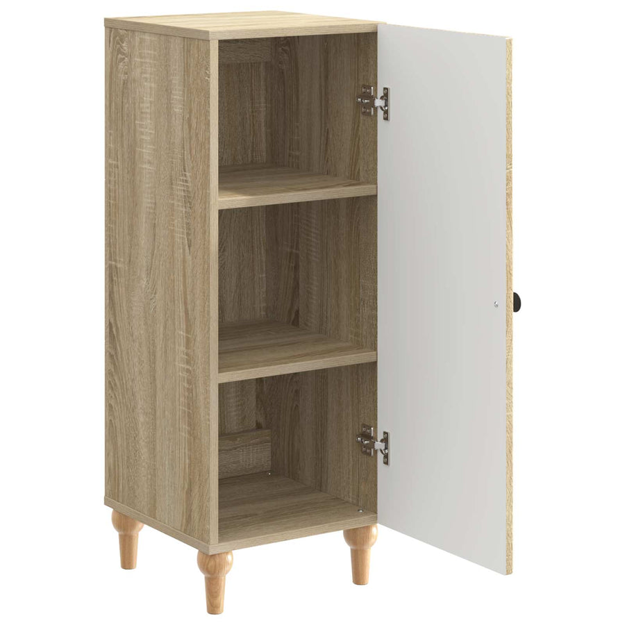 Dressoir Sonoma Eiken 33 x 34,5 x 90 cm Bewerkt hout