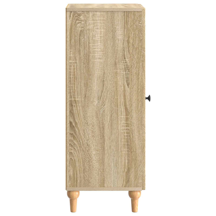 Dressoir Sonoma Eiken 33 x 34,5 x 90 cm Bewerkt hout
